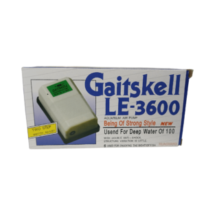 GaitSkell LE-3600 Single Nozzle Aquarium Air Pump